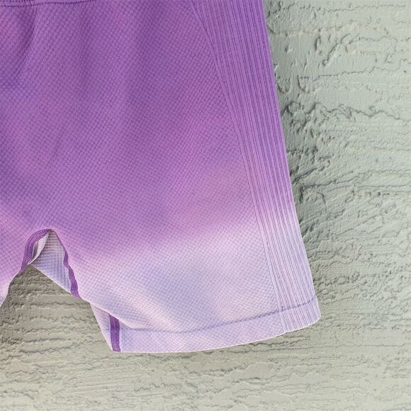 Victoria's Secret PINK Seamless Ombré Biker Shorts Purple Sz Medium - Picture 4 of 7